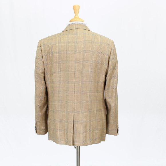 John W. Nordstrom 42R Beige HB 2-Button Sport Coat Blazer Jacket O851 - Picture 7 of 11
